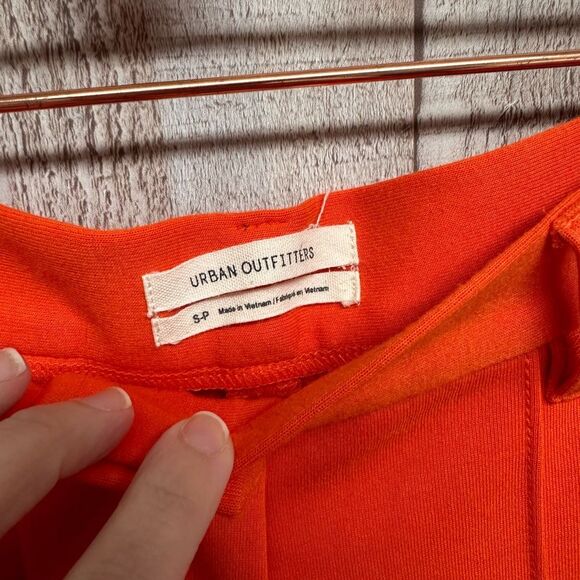 Urban Outfitters Orange High-Waisted Trousers - Picture 5 of 9